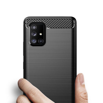 Brushed Silicone Phone Case For Samsung Galaxy A71 5G