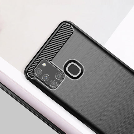 Brushed Silicone Phone Case For Samsung Galaxy A21S