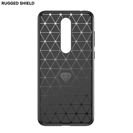 Brushed Silicone Phone Case For Nokia 5.1 Plus