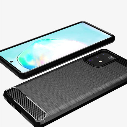 Brushed Silicone Phone Case For Samsung Galaxy M80S