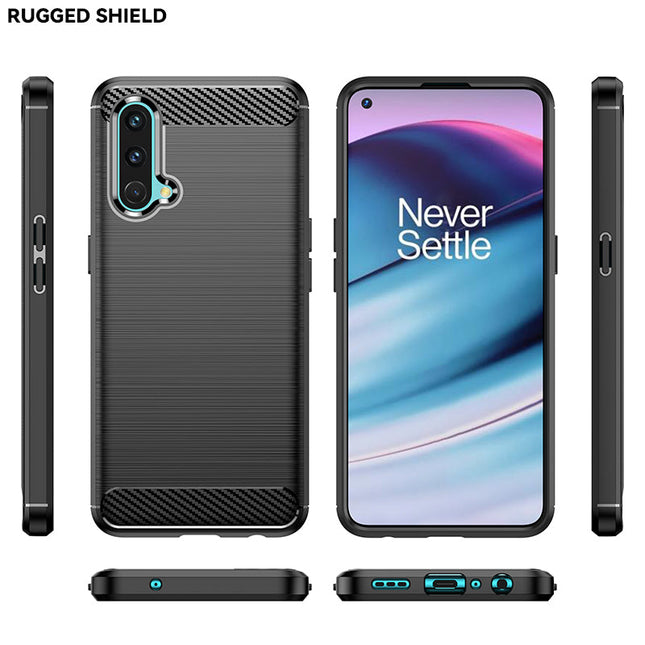 Brushed Silicone Phone Case For OnePlus Nord CE 5G
