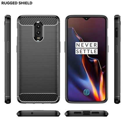 Brushed Silicone Phone Case For OnePlus 6T