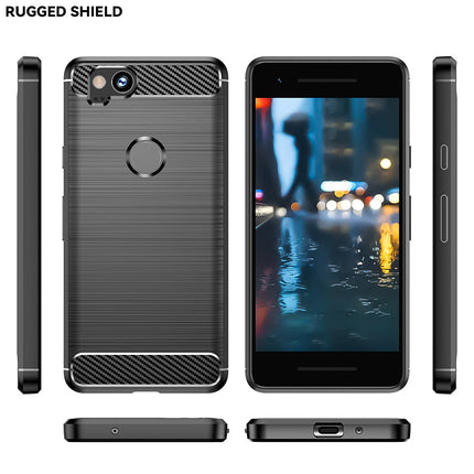 Brushed Silicone Phone Case For Google Pixel 2