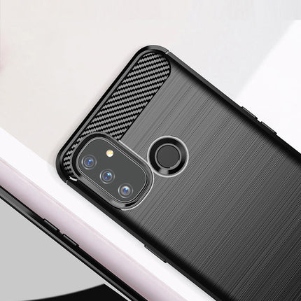 Brushed Silicone Phone Case For OnePlus Nord N100