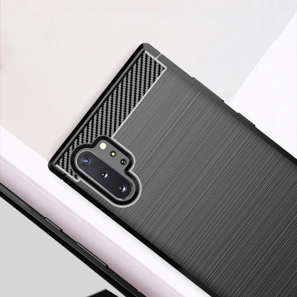 Brushed Silicone Phone Case For Samsung Galaxy Note10 + / Plus