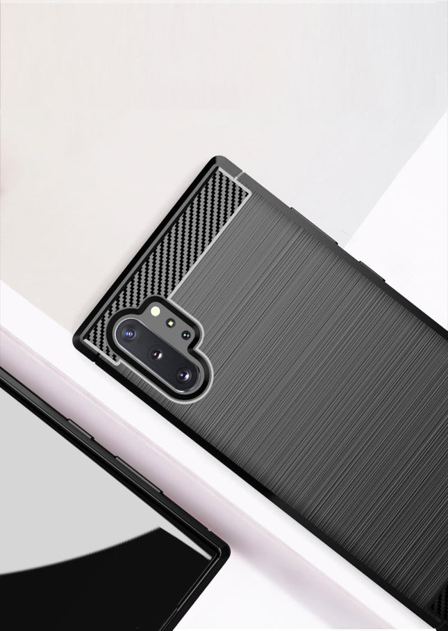 Brushed Silicone Phone Case For Samsung Galaxy Note10 + / Plus