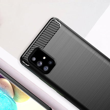 Brushed Silicone Phone Case For Samsung Galaxy A71 5G