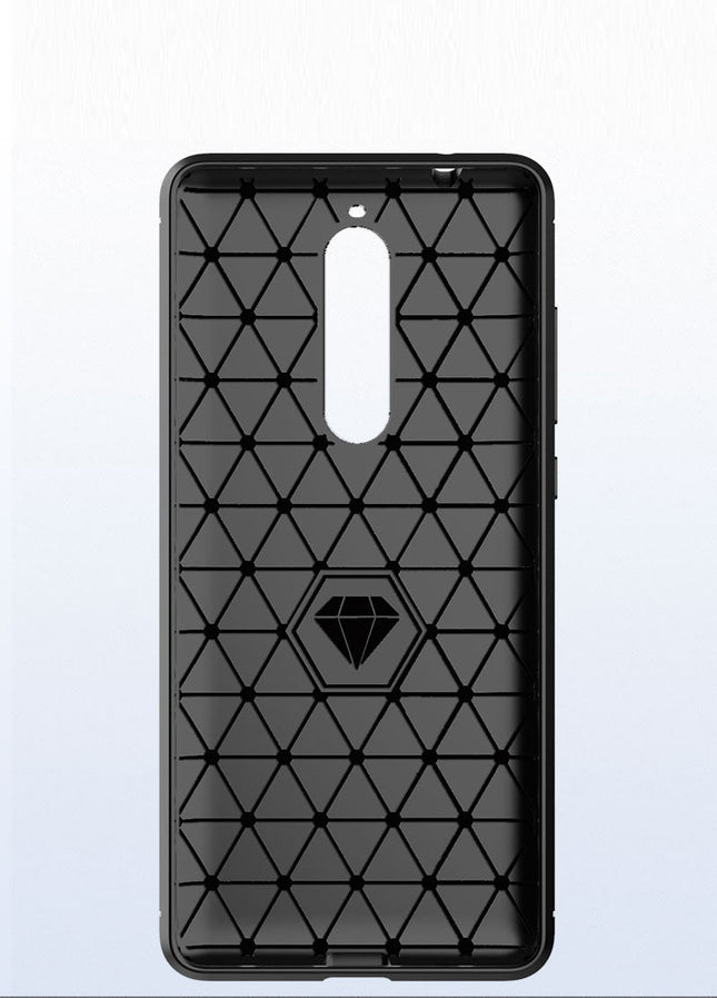 Brushed Silicone Phone Case For Nokia 5.1