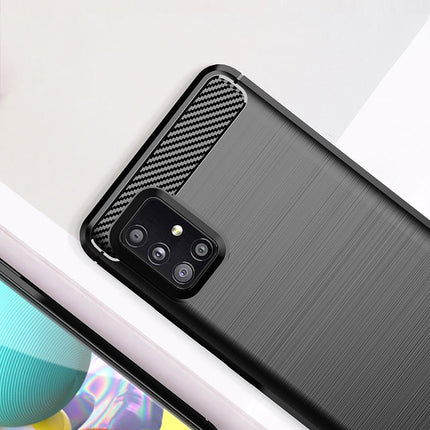 Brushed Silicone Phone Case For Samsung Galaxy A51 5G