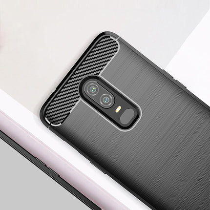 Brushed Silicone Phone Case For OnePlus 6