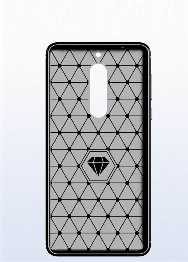 Brushed Silicone Phone Case For Nokia 5