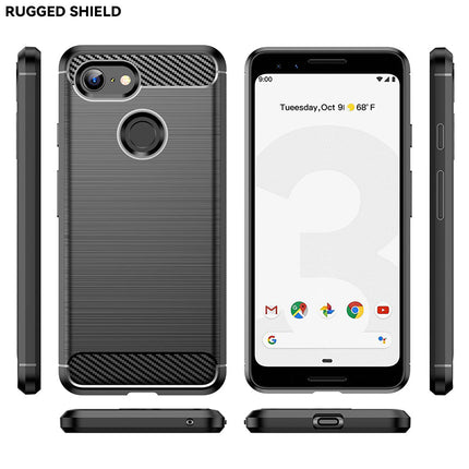 Brushed Silicone Phone Case For Google Pixel 3
