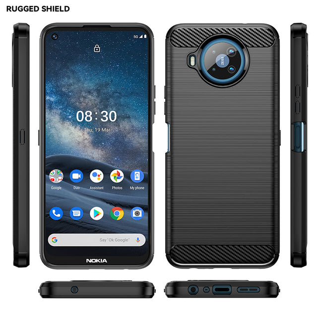 Brushed Silicone Phone Case For Nokia 8.3 5G