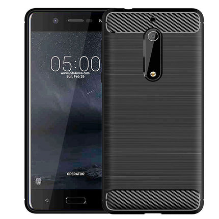 Brushed Silicone Phone Case For Nokia 5