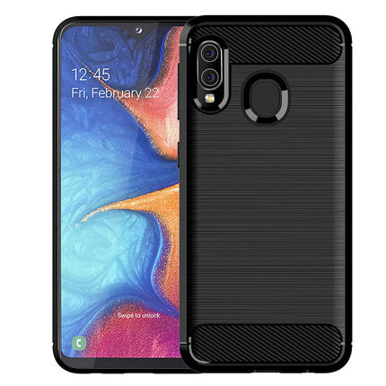 Brushed Silicone Phone Case For Samsung Galaxy A20E