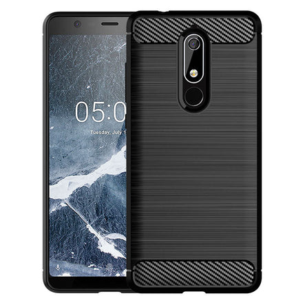 Brushed Silicone Phone Case For Nokia 5.1