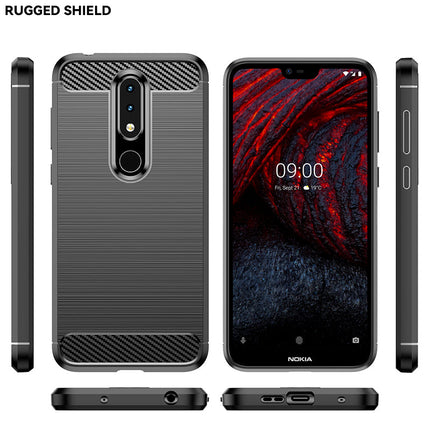 Brushed Silicone Phone Case For Nokia X6