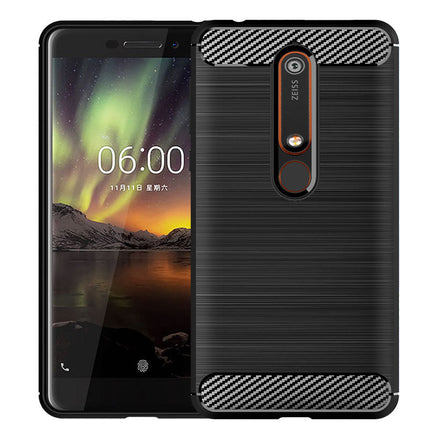 Brushed Silicone Phone Case For Nokia 6.1
