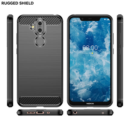 Brushed Silicone Phone Case For Nokia 8.1