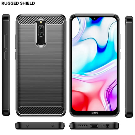 Brushed Silicone Phone Case For Redmi 8