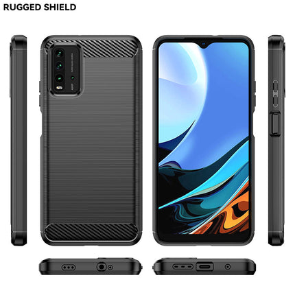 Brushed Silicone Phone Case For Redmi Note 9 4G