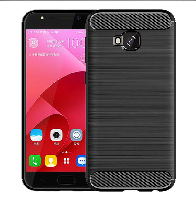 Brushed Silicone Phone Case For Asus ZenFone 4 Selfie Pro