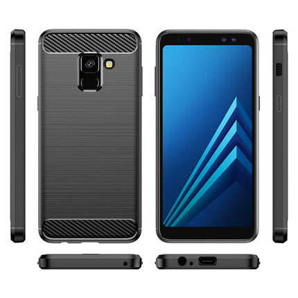 Brushed Silicone Phone Case For Samsung Galaxy A8 2018