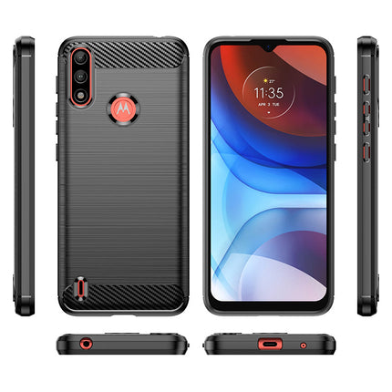 Brushed Silicone Phone Case For Motorola Moto E7i Power