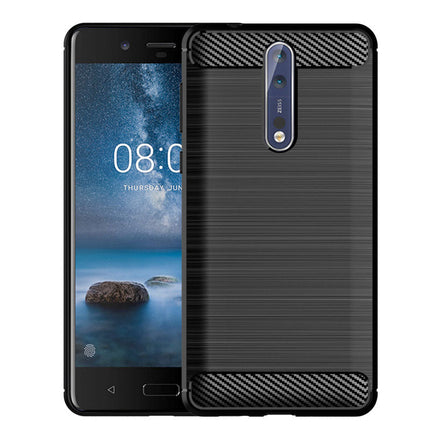 Brushed Silicone Phone Case For Nokia 8