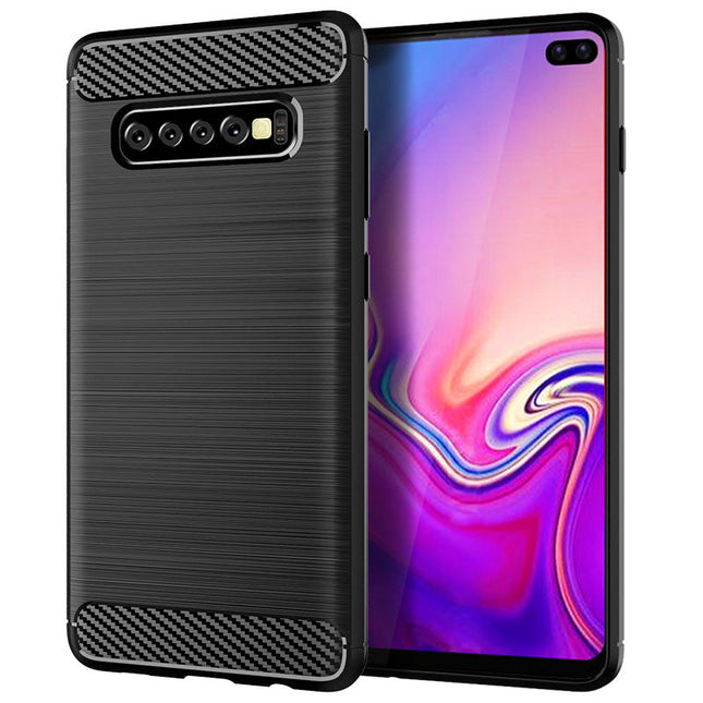 Brushed Silicone Phone Case For Samsung Galaxy S10 Plus