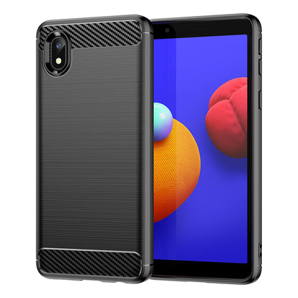 Brushed Silicone Phone Case For Samsung Galaxy M01 Core