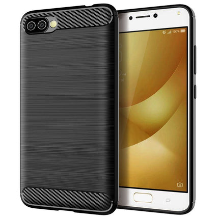 Brushed Silicone Phone Case For Asus ZenFone 4 Max Pro