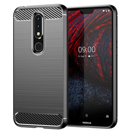 Brushed Silicone Phone Case For Nokia X6