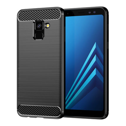 Brushed Silicone Phone Case For Samsung Galaxy A8 2018