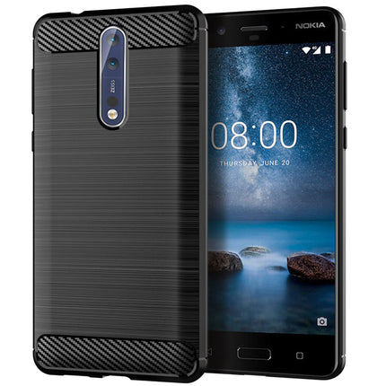 Brushed Silicone Phone Case For Nokia 8