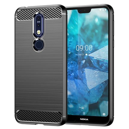 Brushed Silicone Phone Case For Nokia 7.1