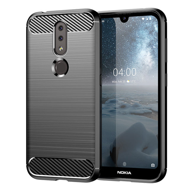 Brushed Silicone Phone Case For Nokia 4.2