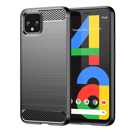 Brushed Silicone Phone Case For Google Pixel 4A