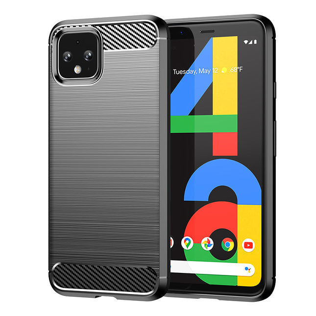 Brushed Silicone Phone Case For Google Pixel 4A