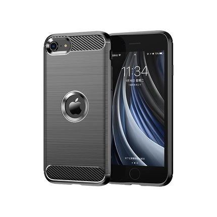 Brushed Silicone Phone Case For iPhone SE 2