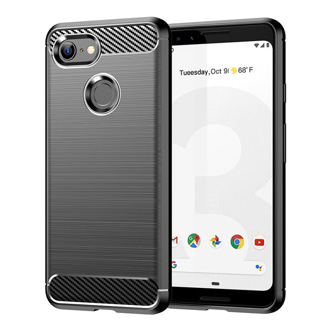 Brushed Silicone Phone Case For Google Pixel 3A