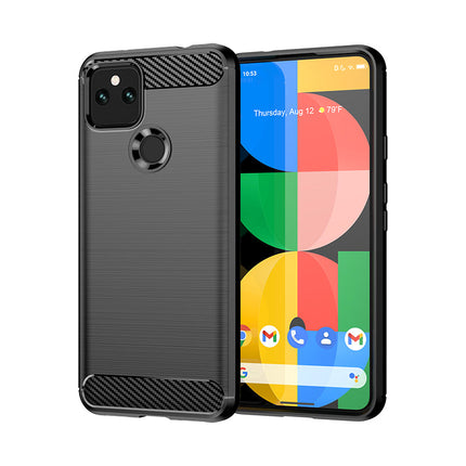 Brushed Silicone Phone Case For Google Pixel 4A 5G
