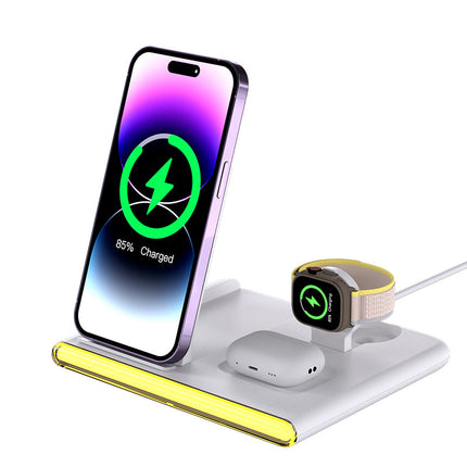 15W fast charging station 4 in 1 wireless charger for Samsung/Google/OnePlus/Sony